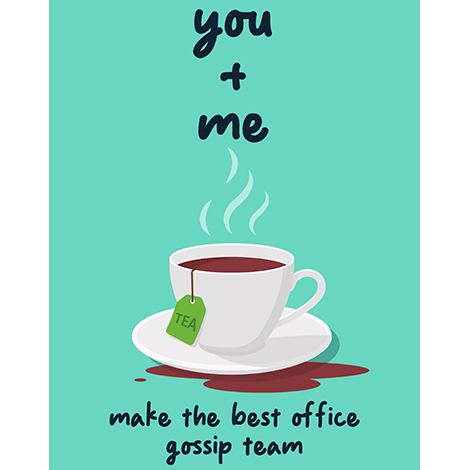 The Best Office Gossip Team Valentine